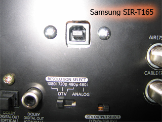 adapter board inside SIR-T165
