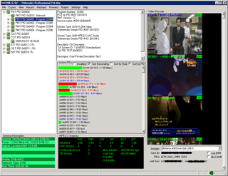 TSReader 2.8.46e showing Realtime descramble of SkapaHD service (click for larger image)
