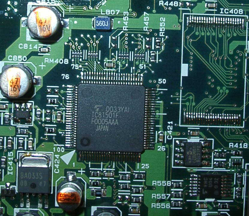TC8150F on TT-D2000 circuit board